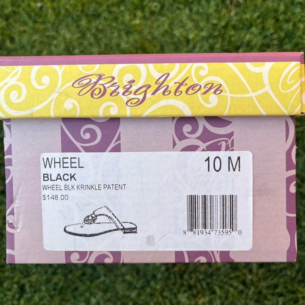 Brighton Black Wheel Sandals